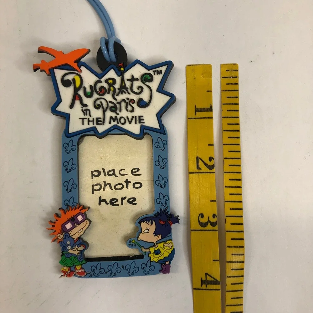 Rugrats in Paris Photo Frame Luggage Tag Kids Travel Accessory 2000‎